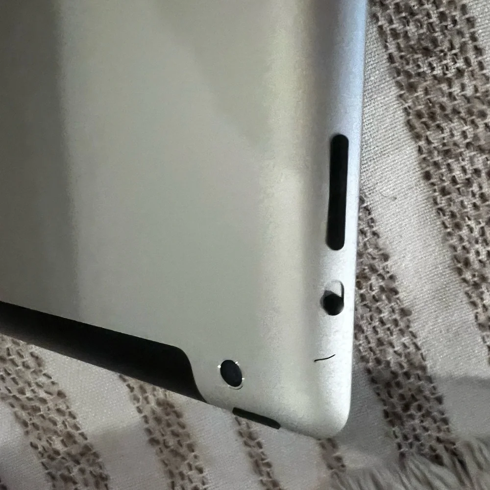 Black Tablet with Large Screen and Rounded Corners
